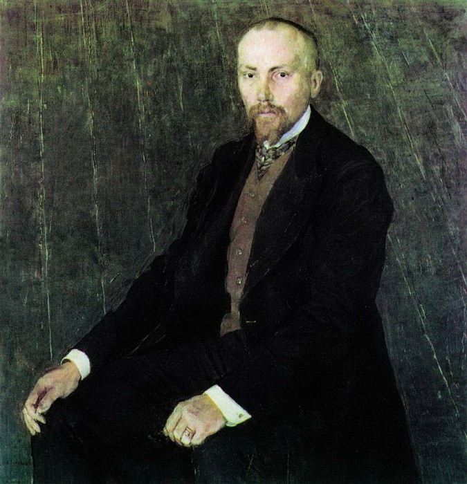 Portrait of artist Nicholas Roerich, Alexander Golovin
