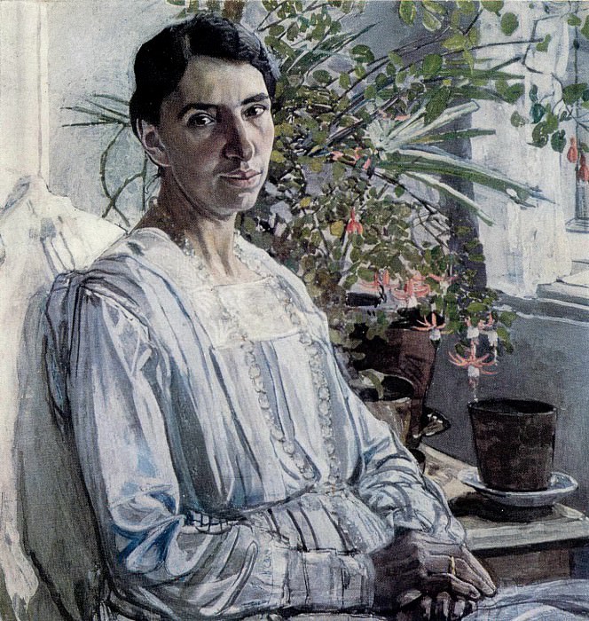 Portrait of Lyudmila Rybakova, Alexander Golovin
