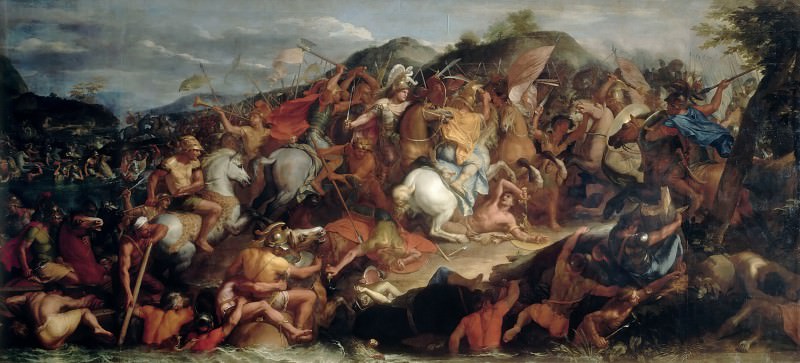 Charles Le Brun -- Crossing the Granicus , Part 4 Louvre