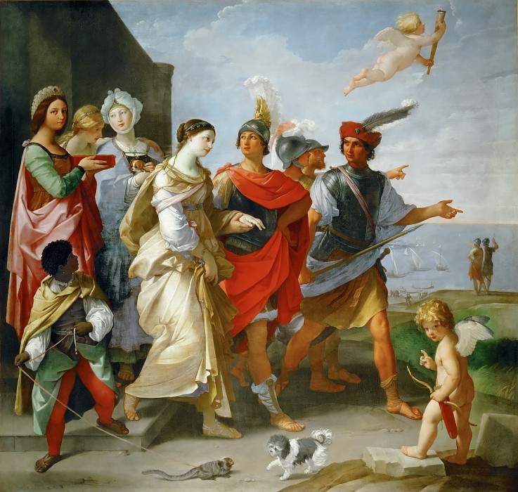 Guido Reni -- Abduction of Helen, Part 4 Louvre