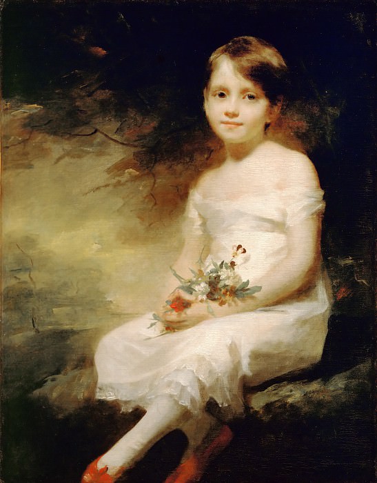 Henry Raeburn -- Innocence, Portrait of Nancy Graham, Part 4 Louvre