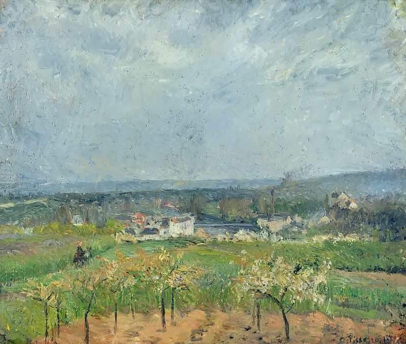 Pissarro, Camille -- Landscape in Pontoise, Part 4 Louvre