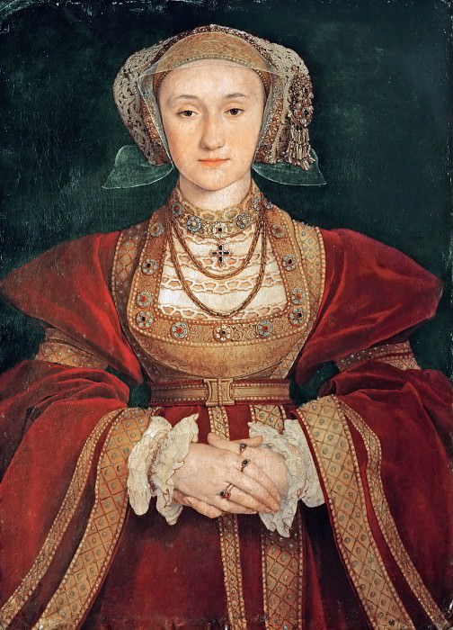 Гольбейн, Ганс II -- Портрет Анны Клевской, королевы Англии, часть 4 Лувр