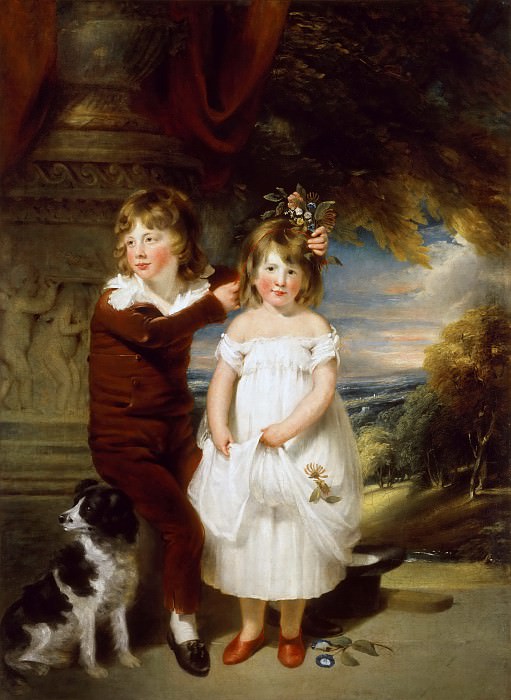 William Beechey -- Brother and Sister, Part 4 Louvre