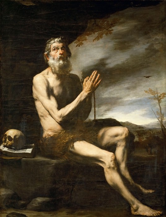 Jusepe de Ribera -- Saint Paul the Hermit, Part 4 Louvre