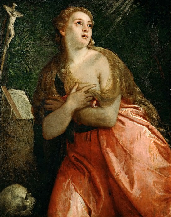 Веронезе -- Кающаяся Мария Магдалина, часть 4 Лувр