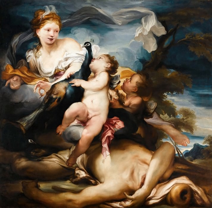 Gregorio de’ Ferrari -- Juno and Argus, Part 4 Louvre