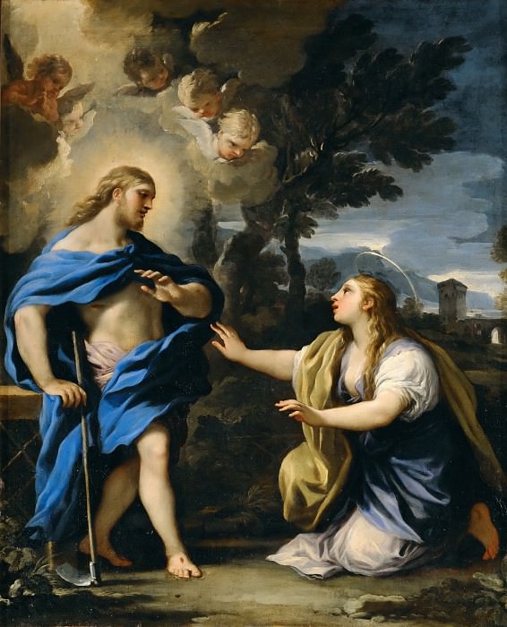 Luca Giordano -- Christ Appears to the Magdalene, Part 4 Louvre