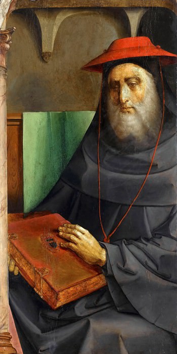 Joos van Wassenhove and Pedro Berruguete -- Cardinal Johannes Bessarion, Part 4 Louvre