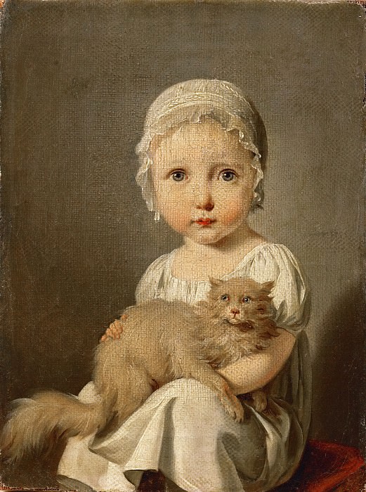 Louis Léopold Boilly -- Gabrielle Arnault as a Child, Part 4 Louvre