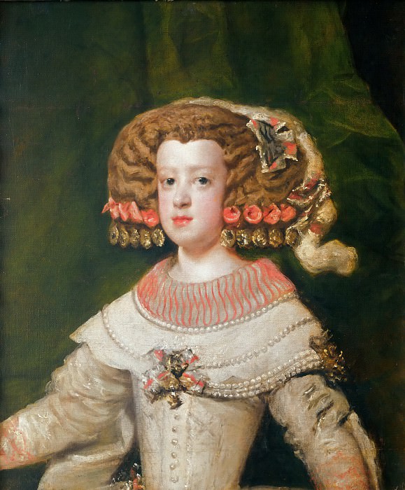 Diego Velázquez -- Portrait of Infanta Maria Thérèsa of Austria, Part 4 Louvre