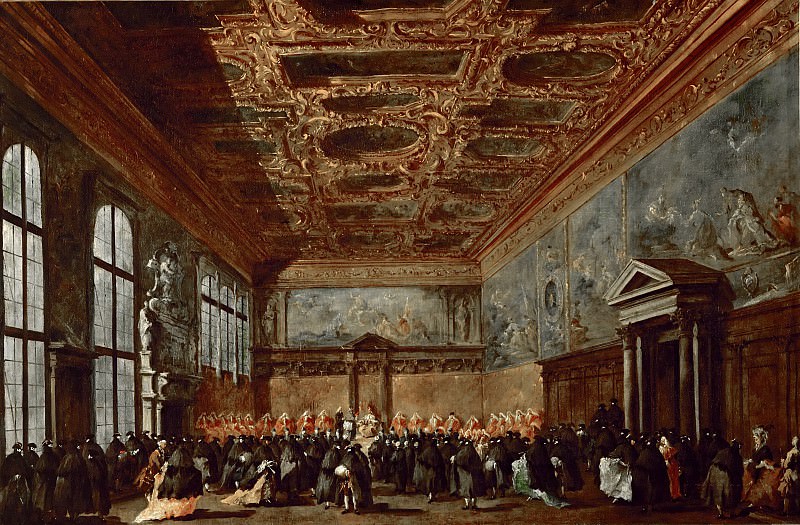 Гварди, Франческо -- Большая аудиенция у дожа, часть 4 Лувр