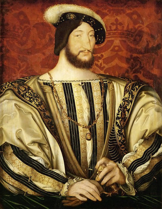 Клуэ, Жан -- Портрет Франциска I, короля Франции, часть 4 Лувр