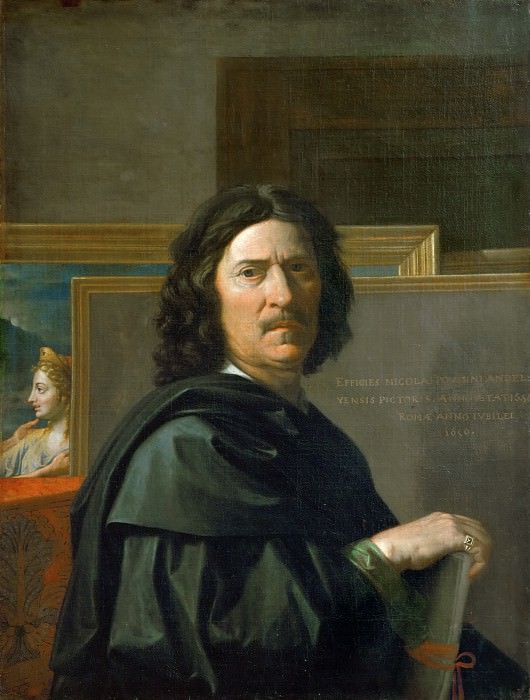 Nicolas Poussin -- Self Portrait, Part 4 Louvre