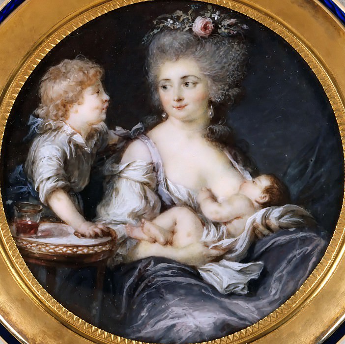 Лабий-Гийар, Аделаида -- Мадам Митуар с ребенком, часть 4 Лувр