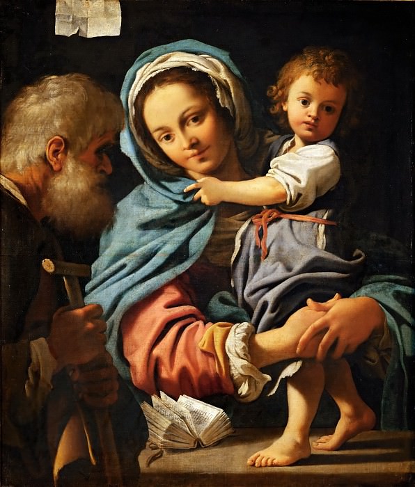 Bartolomeo Schedoni -- Holy Family, Part 4 Louvre