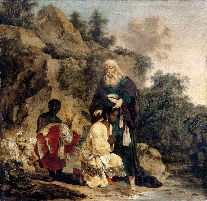 Herman Naiwincx -- The baptism of an Ethiopian eunuch by the Apostle and Deacon Saint Phillip, Part 4 Louvre