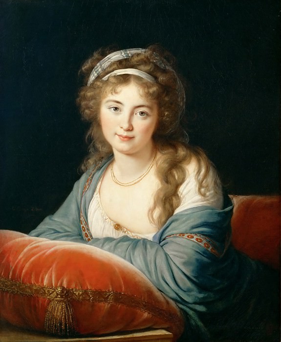Elisabeth Louise Vigée-LeBrun -- Countess Skavronskaia, Part 4 Louvre