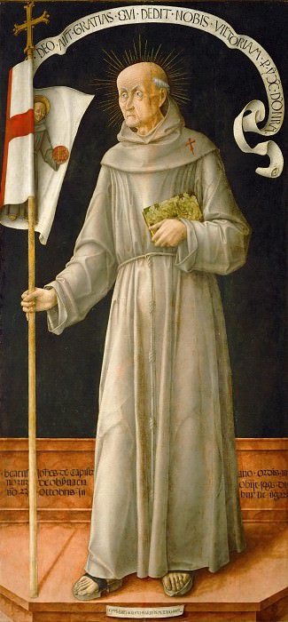 Bartolomeo Vivarini -- Saint John of Capistrano, Part 4 Louvre