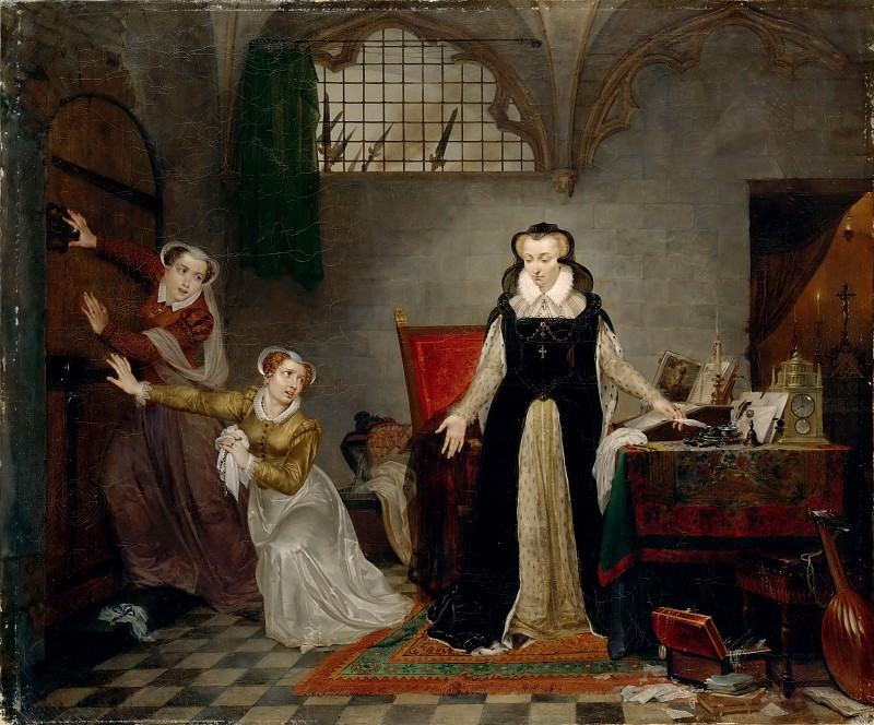 Бре, Матье-Игнас ван -- Мария Стюарт перед казнью, часть 4 Лувр