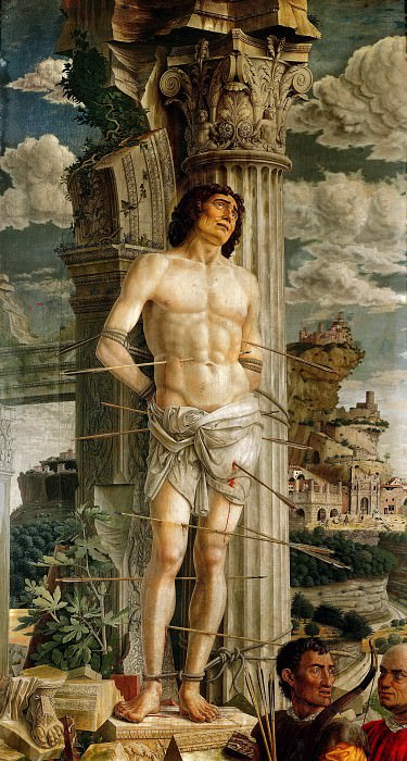 Andrea Mantegna -- Saint Sebastian, Part 4 Louvre