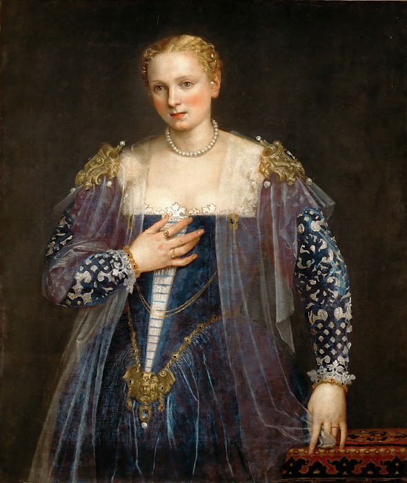 Paolo Veronese -- Portrait of a Venetian Woman, called La bella Nani, Part 4 Louvre