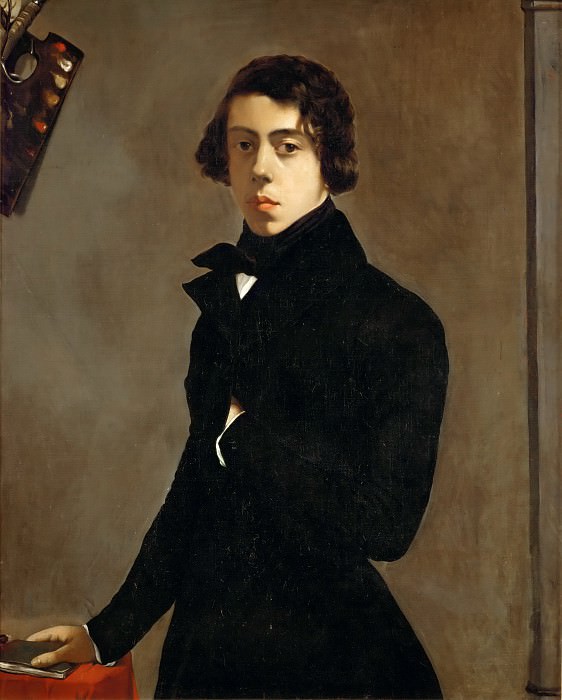 Théodore Chassériau -- Self-portrait, Part 4 Louvre