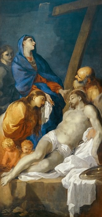 Sébastien Bourdon -- Descent from the Cross, Part 4 Louvre