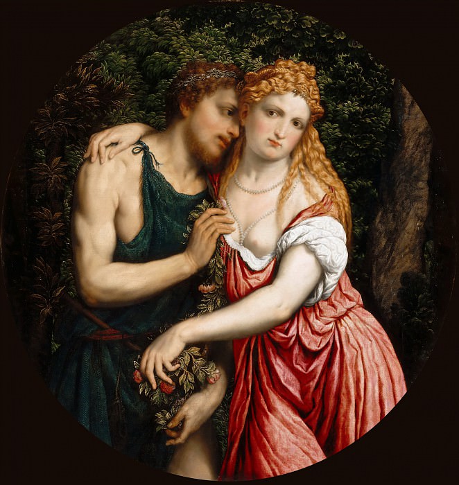Paris Bordone -- Representation of a mythological Couple , Part 4 Louvre