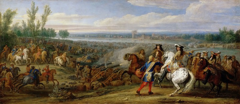 Мейлен, Адам Франс ван дер -- Форсирование Рейна французскими войсками, часть 4 Лувр