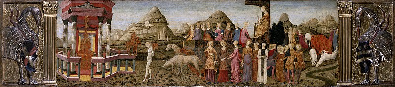 Франческо ди Джорджио Мартини – Триумф целомудрия ок1465, Музей Гетти