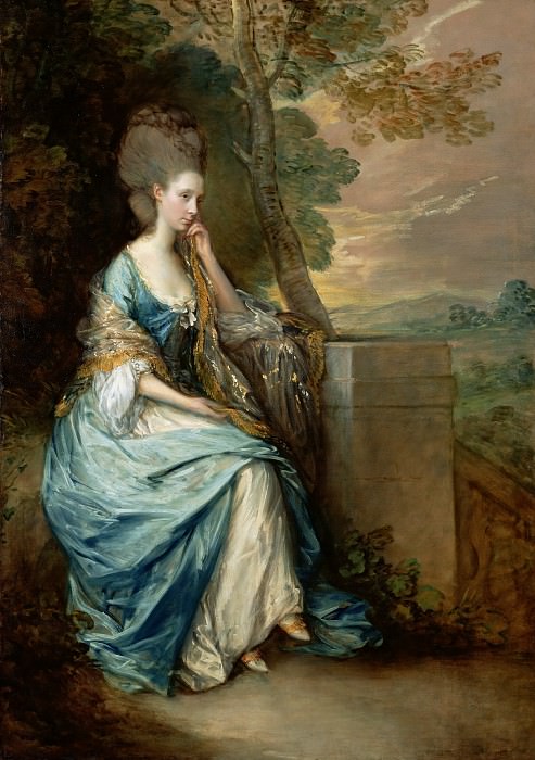 Гейнсборо Томас – Портрет Анны, графини Честерфилд 1778, Музей Гетти