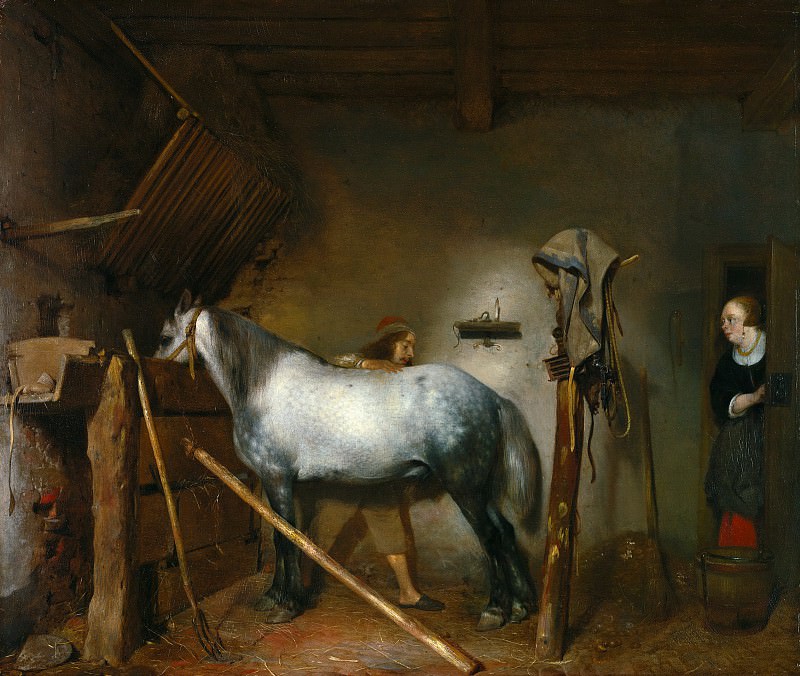 Terborch Gerard II – Stall c.1654, J. Paul Getty Museum