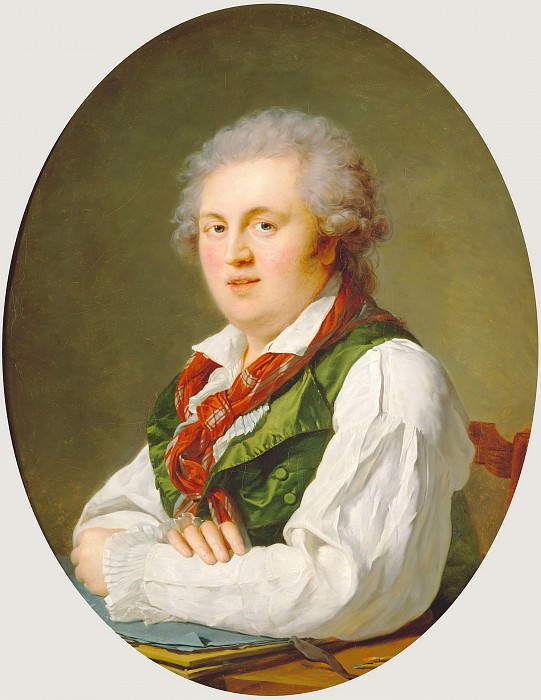 Фабр Франсуа-Ксавье – Лорен-Никола де Жубер 1787, Музей Гетти
