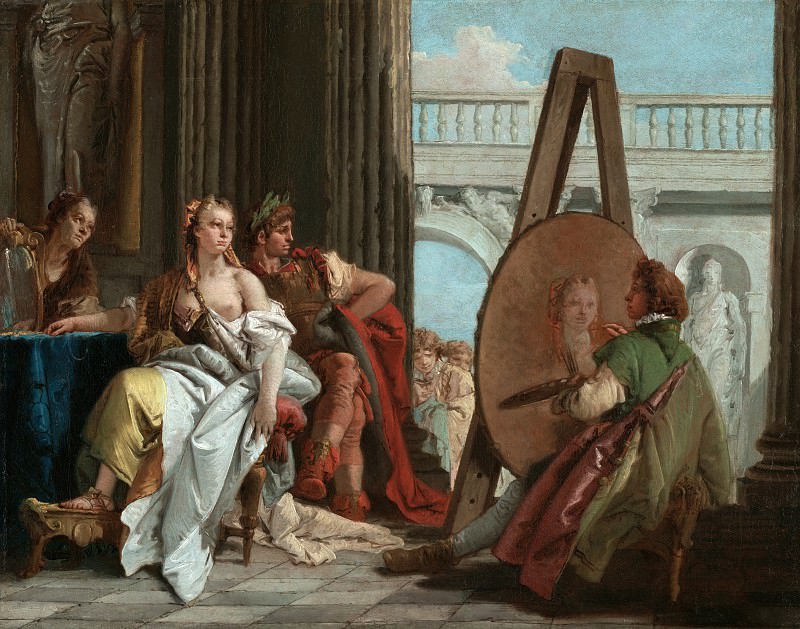 Tiepolo Giovanni Battista – Alexander the Great and Campaspe in the workshop of Apelles c.1740, J. Paul Getty Museum