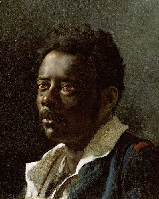 Жерико Теодор – Штудия портрета ок1819, Музей Гетти