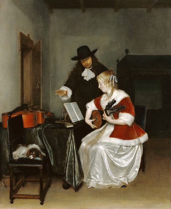 Terborch Gerard II – Music Lesson c.1668, J. Paul Getty Museum