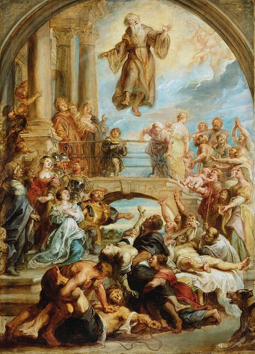 Рубенс Питер Пауль – Чудо св Франциска из Паолы ок1628, Музей Гетти