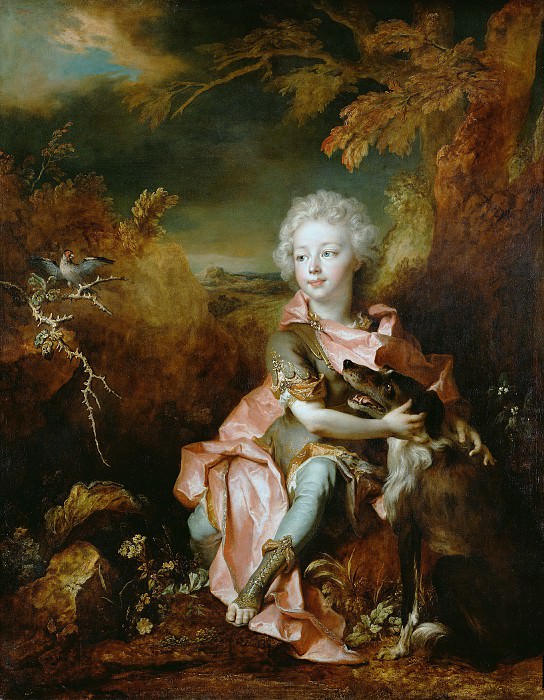 Largillière Nicolas de – Portrait of a boy with a dog 1710-14, J. Paul Getty Museum