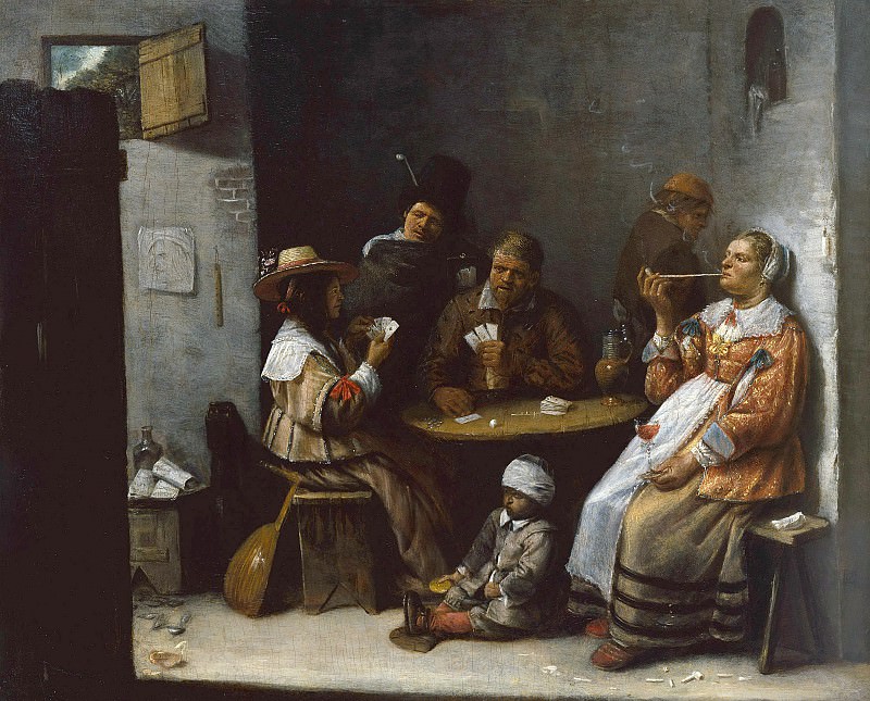 Krasbek Jos van – Gamblers c.1645, J. Paul Getty Museum