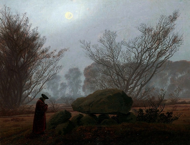Friedrich Kaspar David – Walk at dusk 1830-35, J. Paul Getty Museum