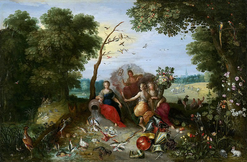 Brueghel Jan II – Allegory of the Four Elements 1630s, J. Paul Getty Museum