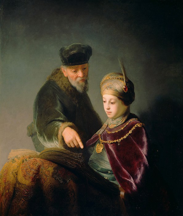 Rembrandt Harmenszog van Rijn – Prince Rupert Palatine with a teacher c.1631 , J. Paul Getty Museum