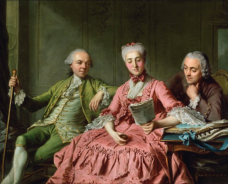 Wilbeau Jacques – Portrait of the Duke of Choiseul with companions ca1775, J. Paul Getty Museum