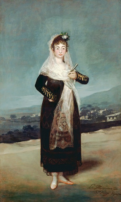 Гойя-и- Лусиентес Франсиско де – Портрет маркизы Сантьяго 1804, Музей Гетти