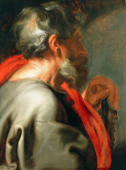 Dyck Anthony van – Apostle Simon c.1618, J. Paul Getty Museum