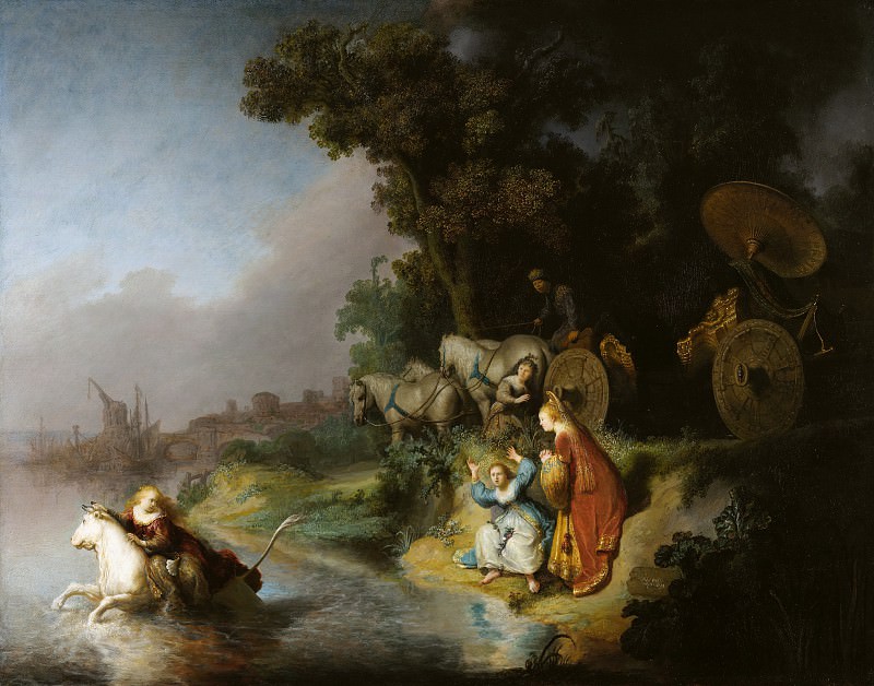 Rembrandt Harmenszoon van Rijn – The Abduction of Europe 1632, J. Paul Getty Museum