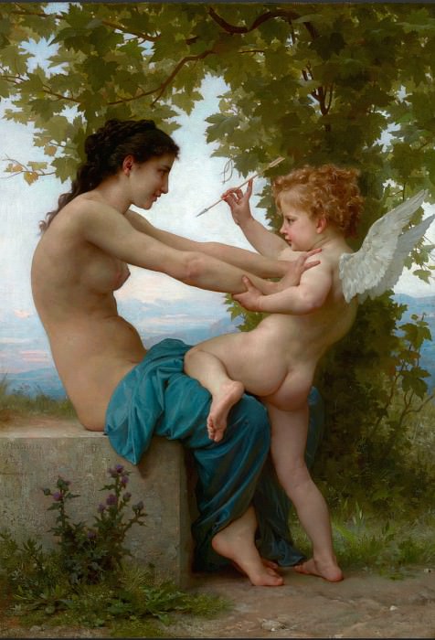 Bouguereau William-Adolf – Girl and Cupid c.1880, J. Paul Getty Museum