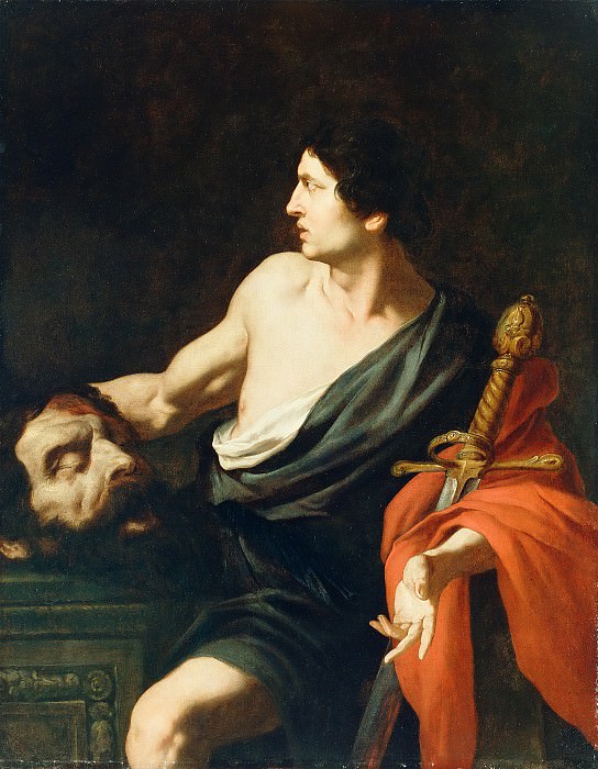 Новелли Пьетро – Давид с головой Голиафа 1630-е, Музей Гетти