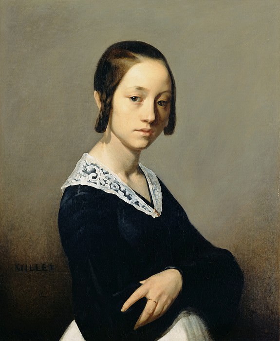 Милле Жан-Франсуа – Луиза-Антуанетта Ферден 1841, Музей Гетти